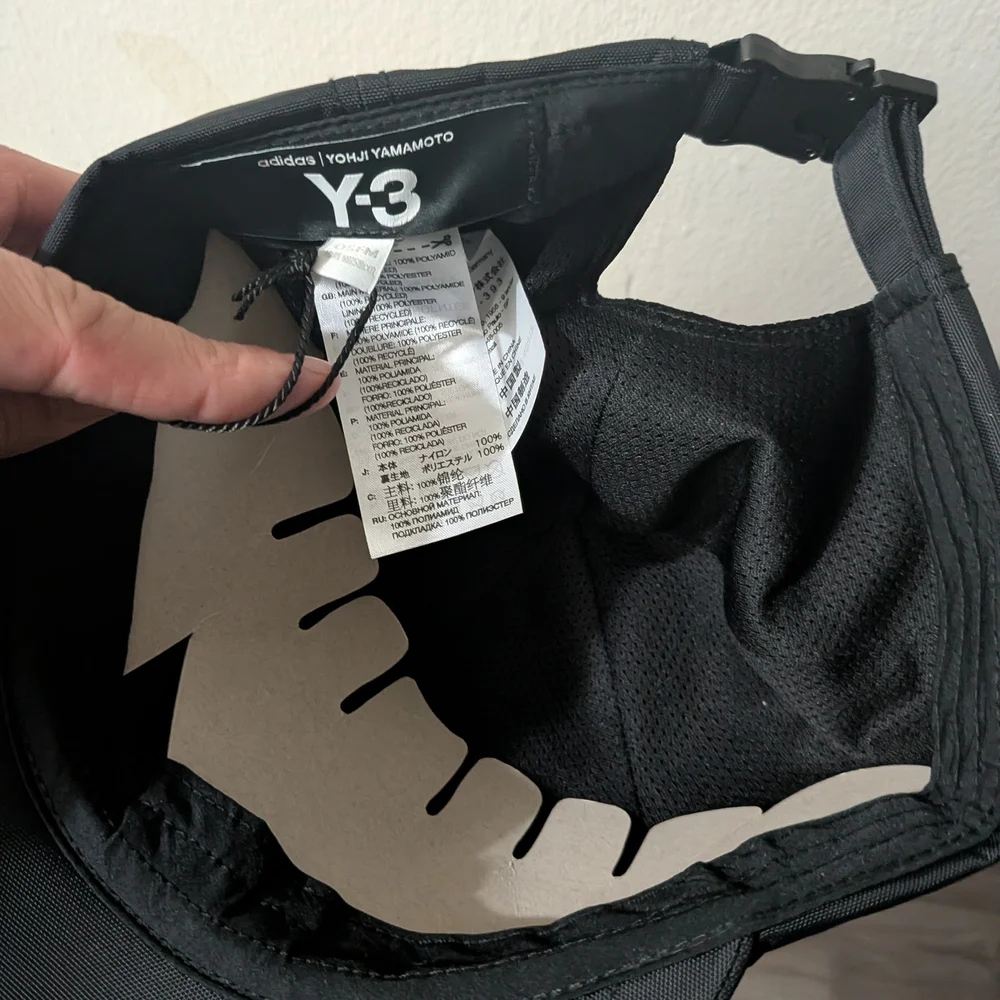 Adidas Y-3 Black Nylon Premium Cap Brand New With Tags - Picture 4 of 5